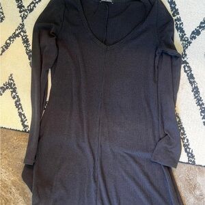 Billabong Black Ribbed Mini Dress